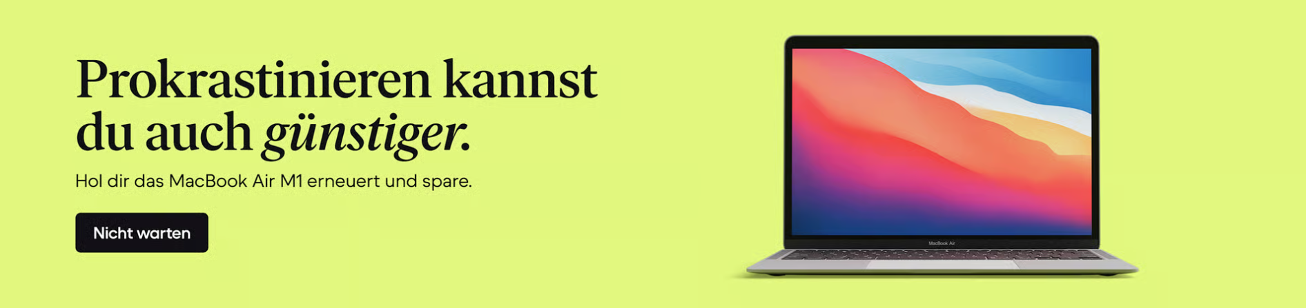 MacBook Air M1 erneuert und günstiger