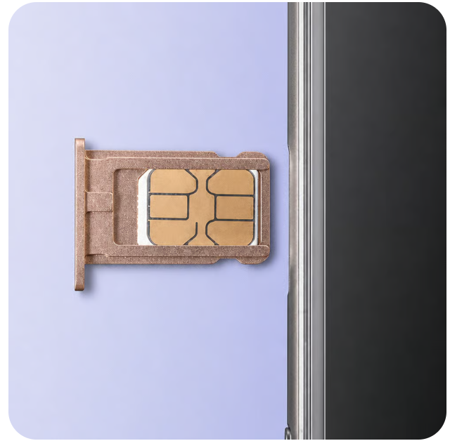 SIM-Kartenfach an einem Smartphone